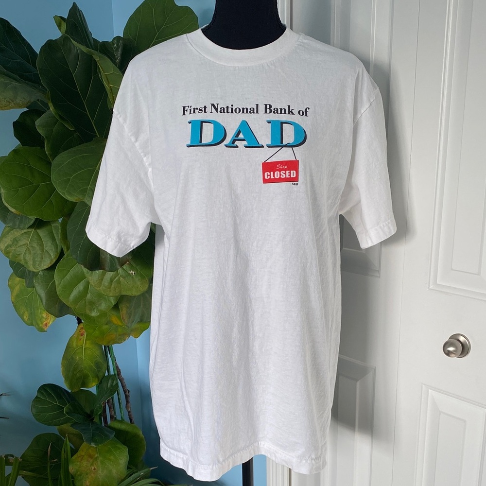 Vintage Funny Large Single Stitch Alstyle Apparel & Activewear Graphic White Tee